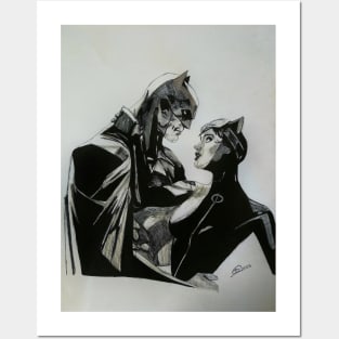 Batman and Catwoman Fanart Posters and Art